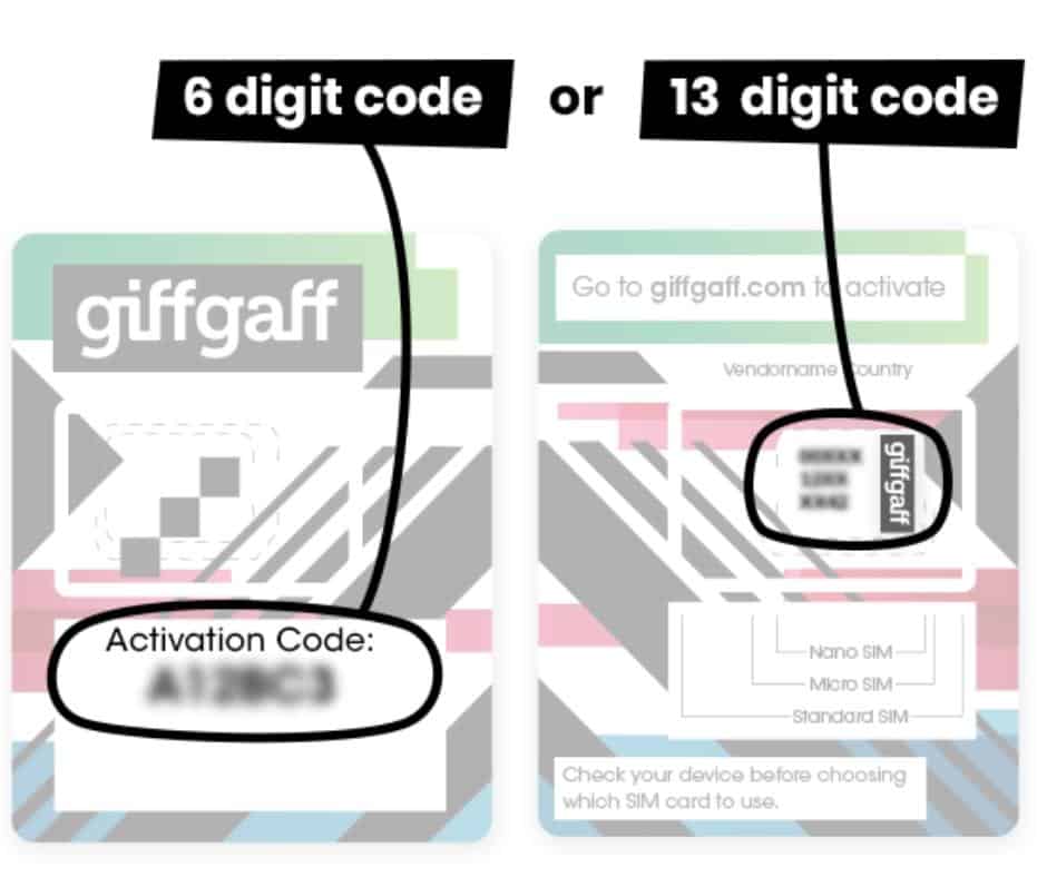 Activar SIM de giffgaff Londres