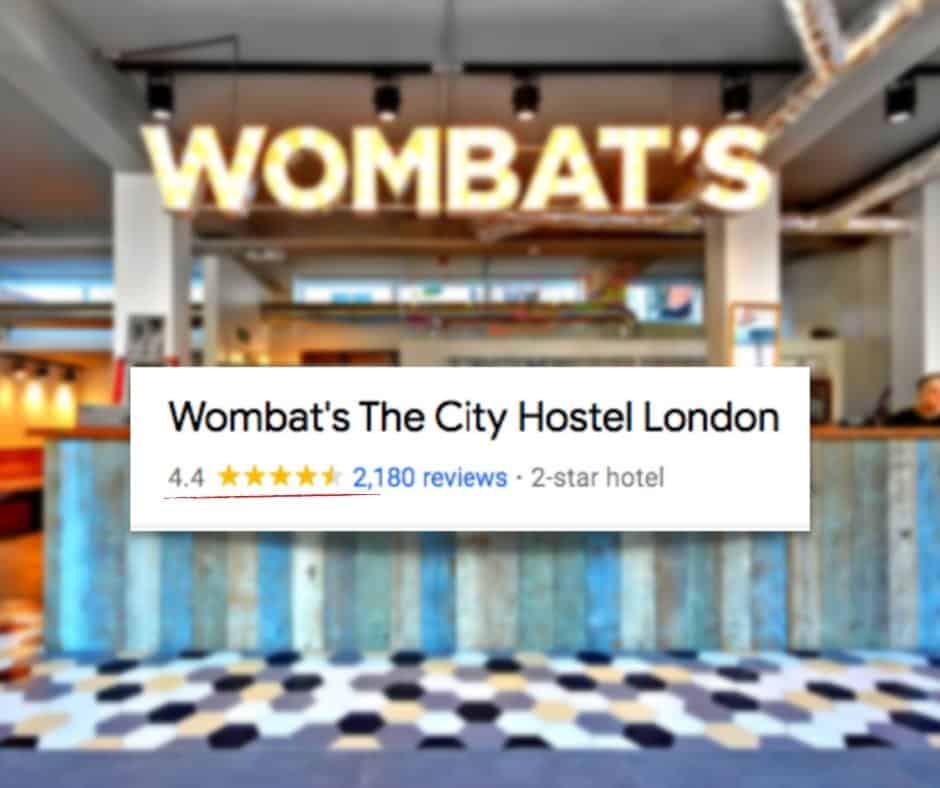 Wombats hostal recomendado en el este de Londres