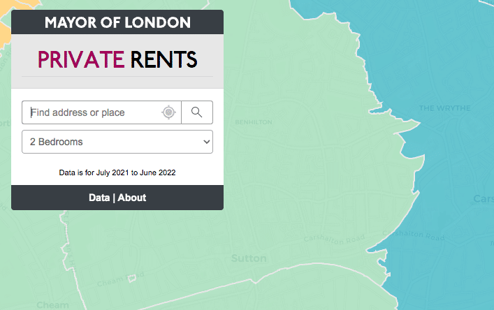 Precios de alquileres en Londres en Mapa – – Buscador