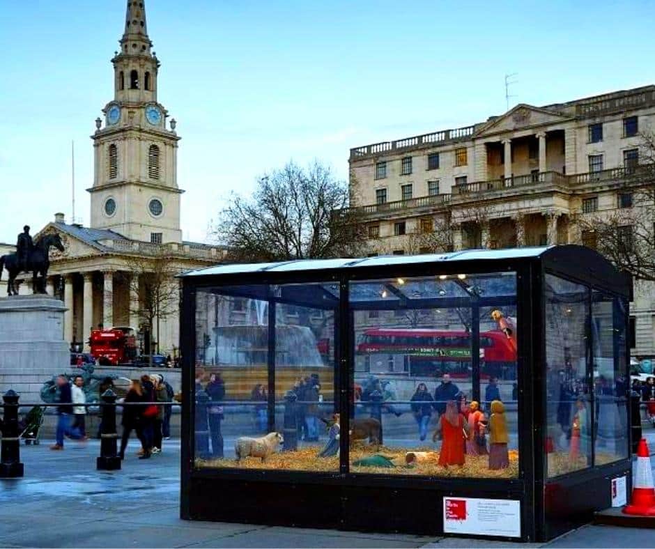Nacimiento en Trafalgar Square