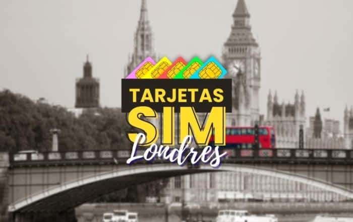 Tarjeta SIM en Londres lista para usar en un teléfono móvil