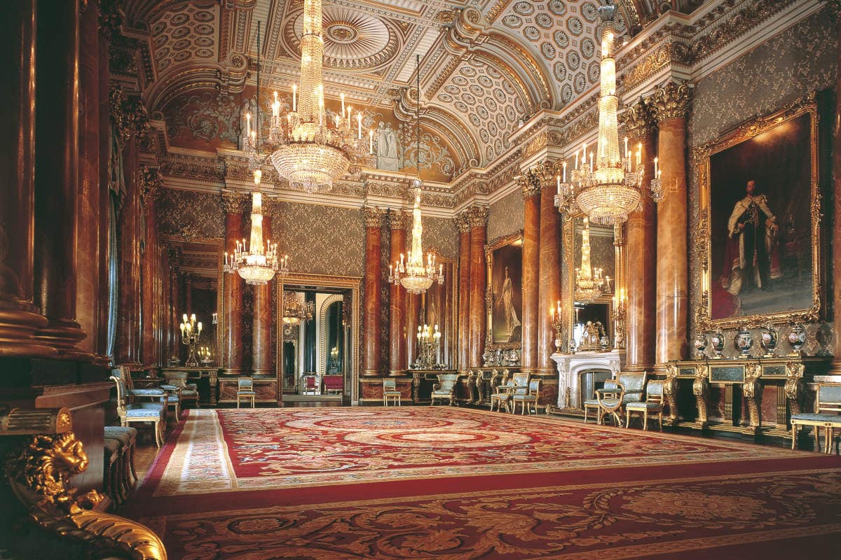 Palacio de buckingham interiores Estoy en Londres